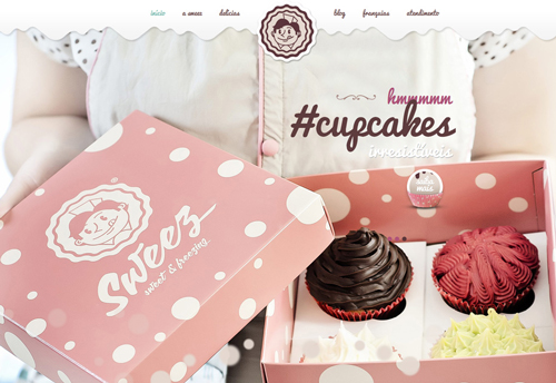 cupcakes طراحی اسکرول پارالاکس